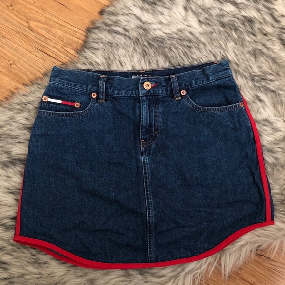 tommy hilfiger denim skirts